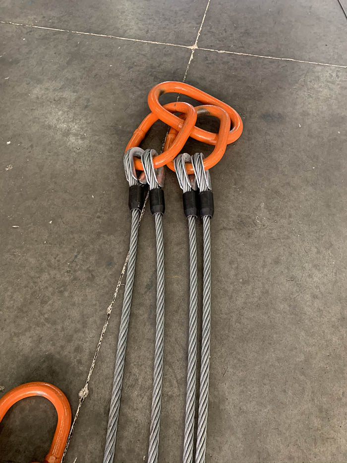 4 leg wire rope sling