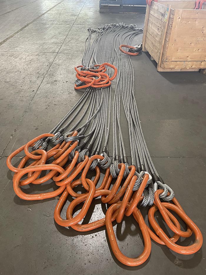 4 leg wire rope slings